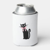 ピンクボウキャットクリーンガーリーガールキットのアトミック猫 缶クーラー (缶正面)