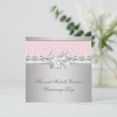 ピンクボウクロスガールズピンクバプテスチャージング 招待状 (スタンド正面)