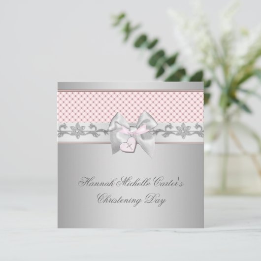 ピンクボウクロスガールズピンクバプテスチャージング 招待状 (スタンド正面)