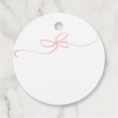 ピンクボウコケットウサギのピーター1歳の誕生日 フェイバータグ (裏面)