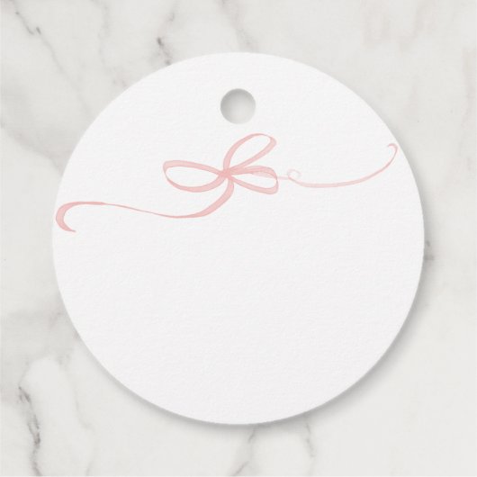 ピンクボウコケットウサギのピーター1歳の誕生日 フェイバータグ (裏面)