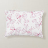 ピンクボウコケットガール アクセントクッション (裏面)