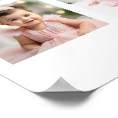 ピンクボウコケット初年フォトマイルストーン ポスター (角)