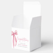 ピンクボウコケット卒業祝い フェイバーボックス (オープン)