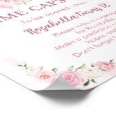 ピンクボウコケット誕生日タイムカプセルポスター ポスター (角)