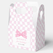 ピンクボウコケット1st誕生日パーティー フェイバーボックス (オープン)