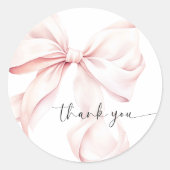 ピンクボウコケット ラウンドシール (正面)