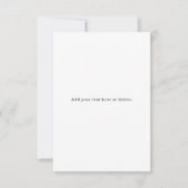 ピンクボウサンキューカード サンキューカード (裏面)