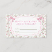 ピンクボウズ何人のキスブライダルゲーム エンクロージャーカード (正面)