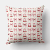 ピンクボウズ&さくらんぼコケガーリーット クッション (裏面)