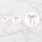 ピンクボウテーブル コンフェッティ (正面)