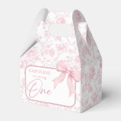 ピンクボウトワールフローラ誕生日お願いボックス フェイバーボックス (正面サイド)