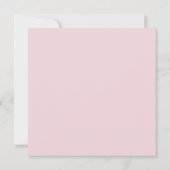 ピンクボウバプテスマ招待状 招待状 (裏面)