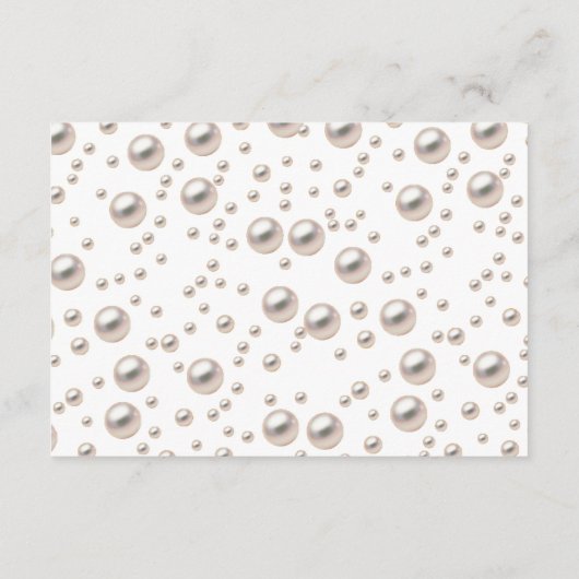 ピンクボウパンティブライダルシャワーゲーム エンクロージャーカード (裏面)