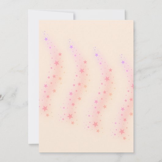 ピンクボウヒョウかぼちゃガール1st誕生日 招待状 (裏面)