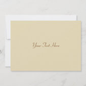 ピンクボウビクトリアン招待状付きドレス 招待状 (裏面)