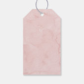 ピンクボウファースト誕生日ありがとう ギフトタグ (裏面)