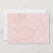 ピンクボウファースト誕生日 サンキューカード (裏面)