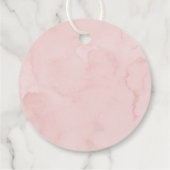 ピンクボウファースト誕生日 フェイバータグ (裏面)