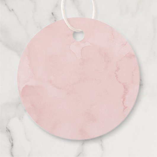 ピンクボウファースト誕生日 フェイバータグ (裏面)