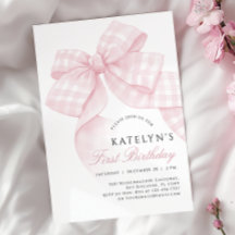 ピンクボウファースト誕生日