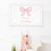 ピンクボウファースト誕生日 横断幕 (インサイチュ)