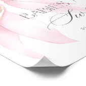 ピンクボウフローラベビーは甘い ポスター (角)