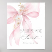ピンクボウフローラベビーは甘い ポスター (正面)