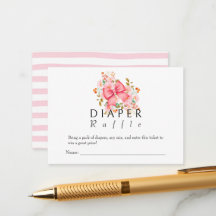 ピンクボウフローラ水色ベビーシャワー