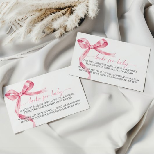 ピンクボウブックベビーエンクロージャカード エンクロージャーカード