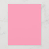 ピンクボウブライダルシャワーサンキューカード (裏面)