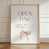 ピンクボウブライダルシャワータイイングザノットオープンバー 台座サイン