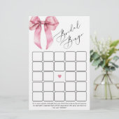 ピンクボウブライダルシャワービンゴゲーム (スタンド正面)