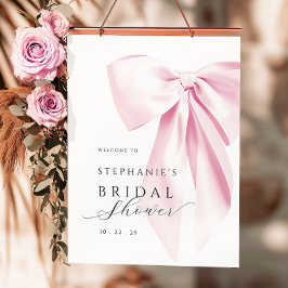 ピンクボウブライダルシャワーポスター ポスター