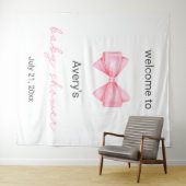 ピンクボウベイビーシャワー タペストリー (インサイチュ(横))