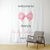 ピンクボウベイビーシャワー タペストリー (インサイチュ)