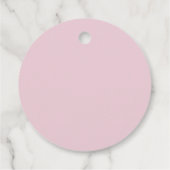 ピンクボウベイビーシャワー フェイバータグ (裏面)