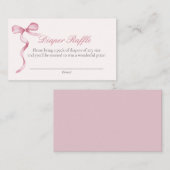 ピンクボウベビーおむつ要求エンクロージャカード エンクロージャーカード (正面/裏面)