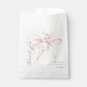 ピンクボウベビーイン開花フローラユー フェイバーバッグ (正面)