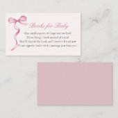 ピンクボウベビーライブラリ要求エンクロージャカード エンクロージャーカード (正面/裏面)