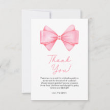 ピンクボウモダンガールベビーシャワー