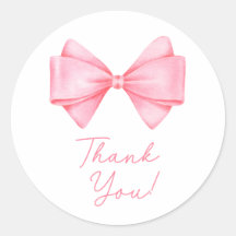 ピンクボウモダンガールベビーシャワー