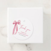 ピンクボウモダンコケット卒業ありがとう フェイバータグ (インサイチュ)