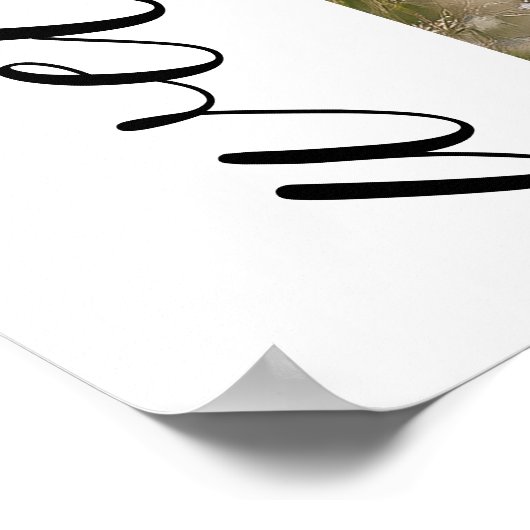 ピンクボウモダンコケット卒業キャップへようこそ ポスター (角)