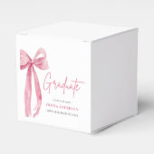 ピンクボウモダンコケット卒業生 フェイバーボックス (正面サイド)