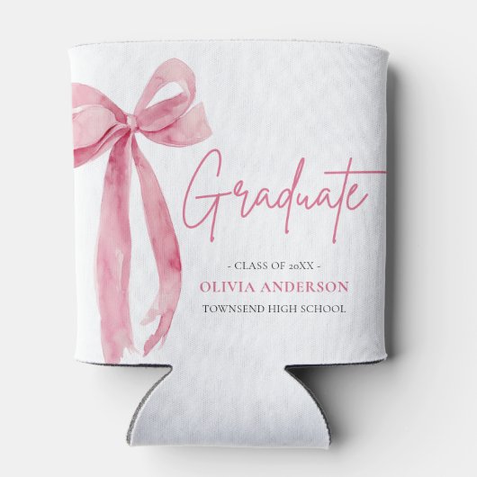 ピンクボウモダンコケット卒業生 缶クーラー (裏面)