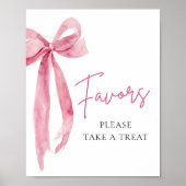 ピンクボウモダン卒業式パーティーが看板を引き立てる ポスター (正面)