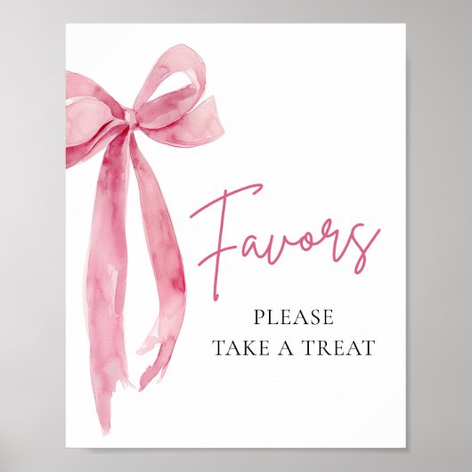 ピンクボウモダン卒業式パーティーが看板を引き立てる ポスター (正面)