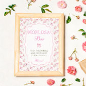 ピンクボウラブシャックベビーシャワーマムオーサバー ポスター