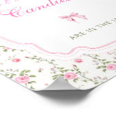 ピンクボウラブシャックベビー数を推測する ポスター (角)